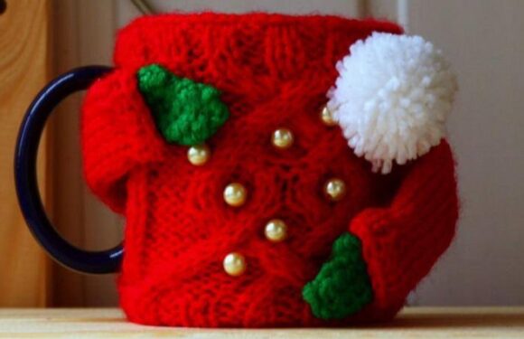 Decoratiuni tricotate pentru Craciun si revelion