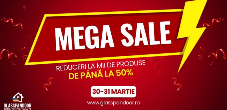 MEGA SALE la Glasspandoor! “New Sofa Collection” în perioada 30-31 martie