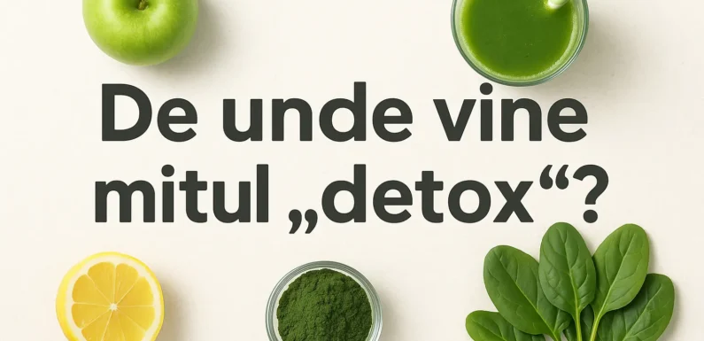 De unde vine mitul „detox”?